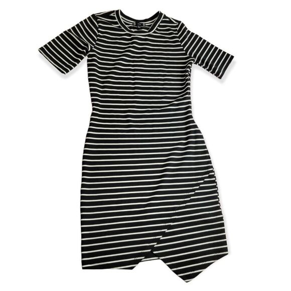 Iris stripped asymmetrical dress L - Picture 1 of 7